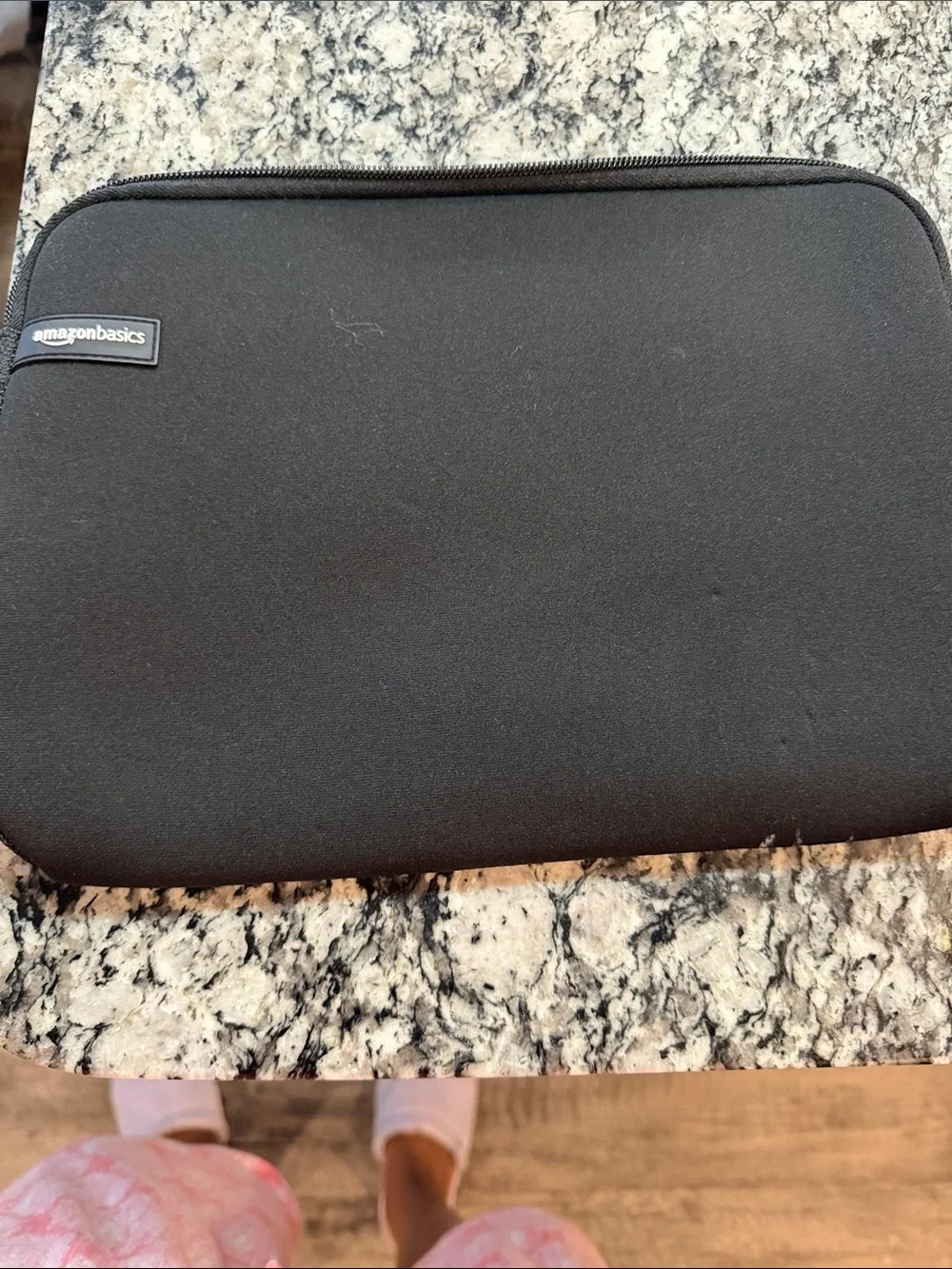AmazonBasics Black Tablet Sleeve — Padded Neoprene Case